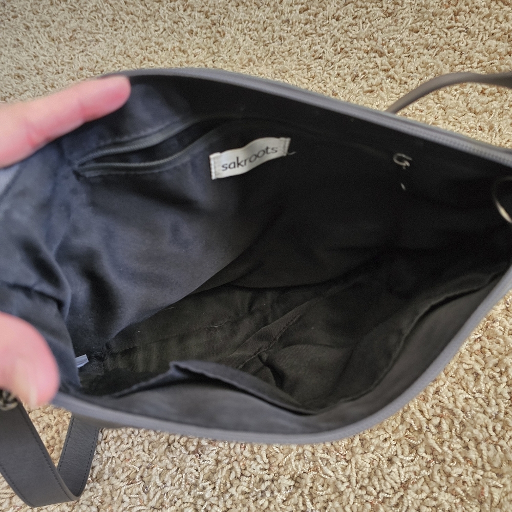 Sakroots Gray Arcadia Crossbody Bag Purse - Picture 9 of 13